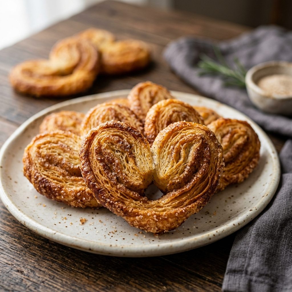 Sugared Butterfly Pastry Twists