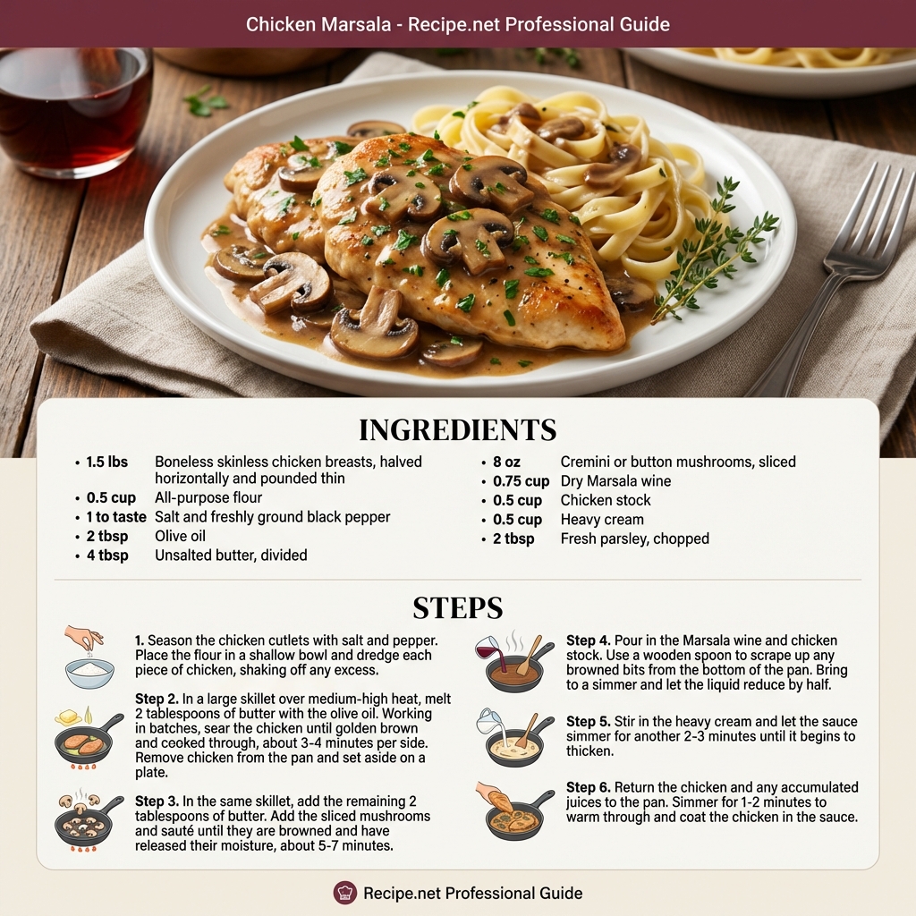 Chicken Marsala Infographic