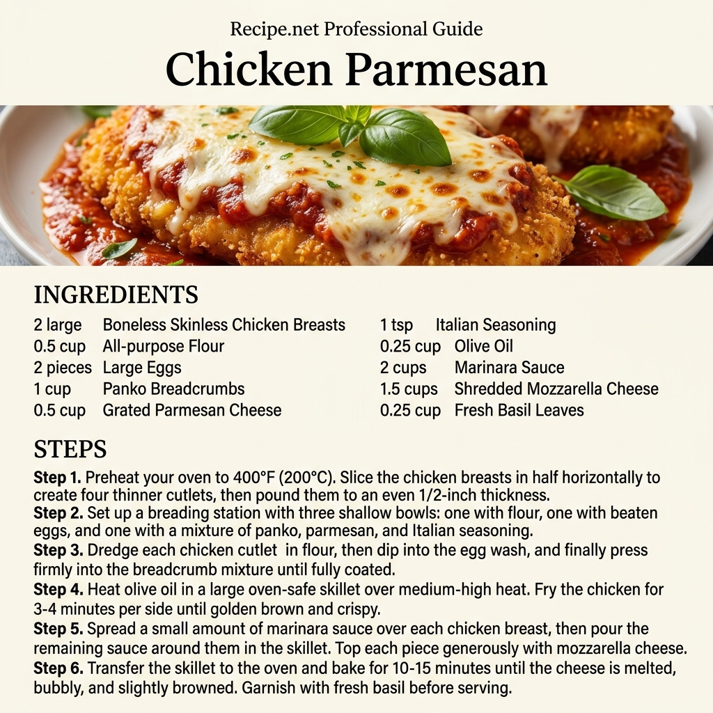 Chicken Parmesan Infographic