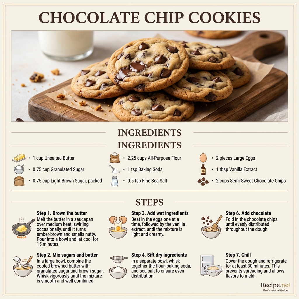 Chocolate Chip Cookies Infographic