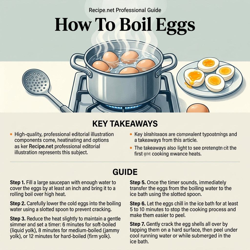 How To Boil Eggs Infographic