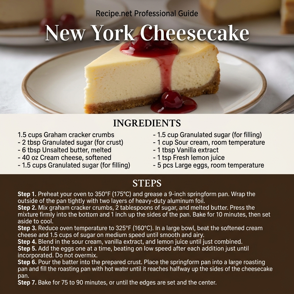 New York Cheesecake Infographic