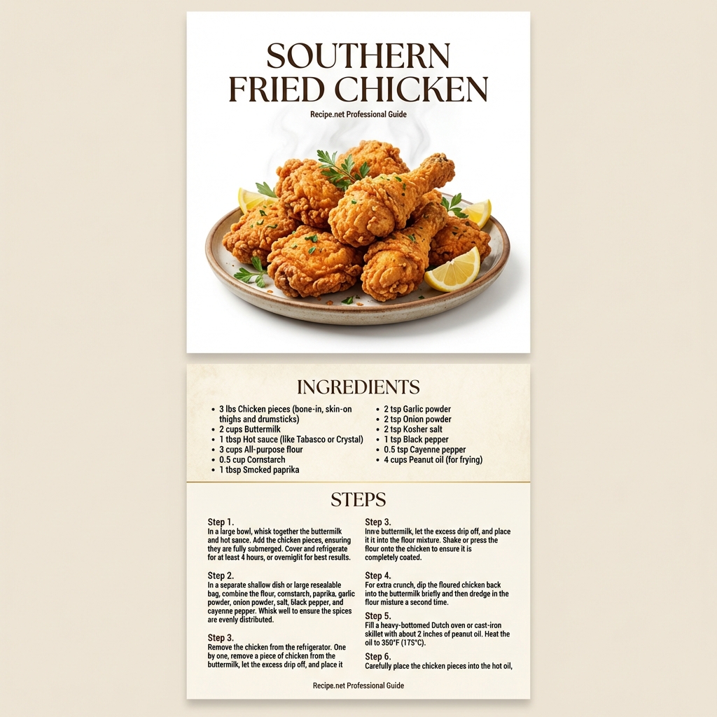Southern Fried Chicken Infographic