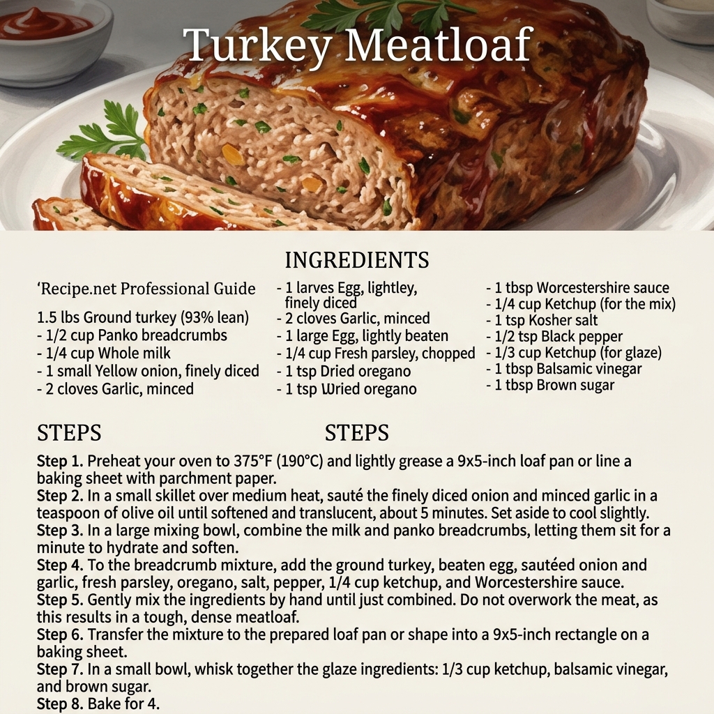 Turkey Meatloaf Infographic