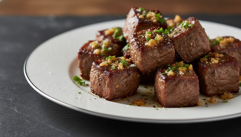Garlic Butter Steak Bites