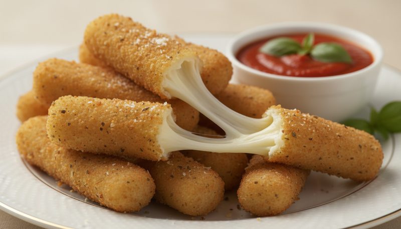 Homemade Mozzarella Sticks