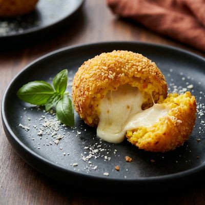 Arancini with Mozzarella Centres