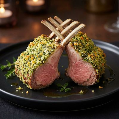 Herb-Crusted Rack of Lamb