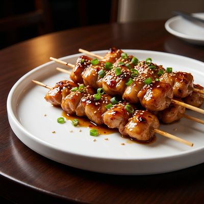 Honey Garlic Chicken Skewers