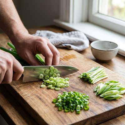 How to Slice Scallions