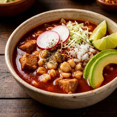 Pozole Rojo de Puerco