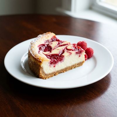 Raspberry Swirl Cheesecake Bars