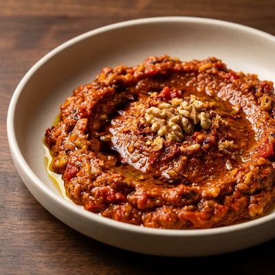 Roasted Red Pepper and Walnut Dip