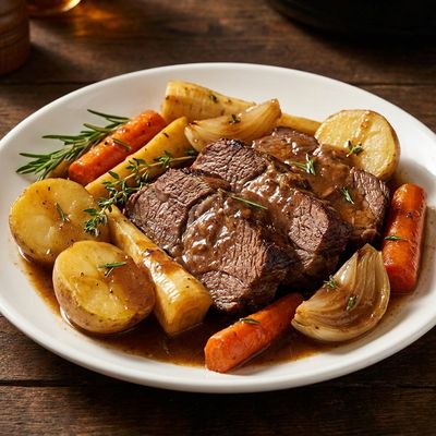 Slow-Cooker Beef Pot Roast with Root Vegetables
