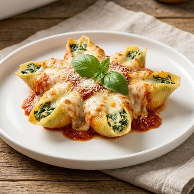Spinach and Ricotta Stuffed Shells